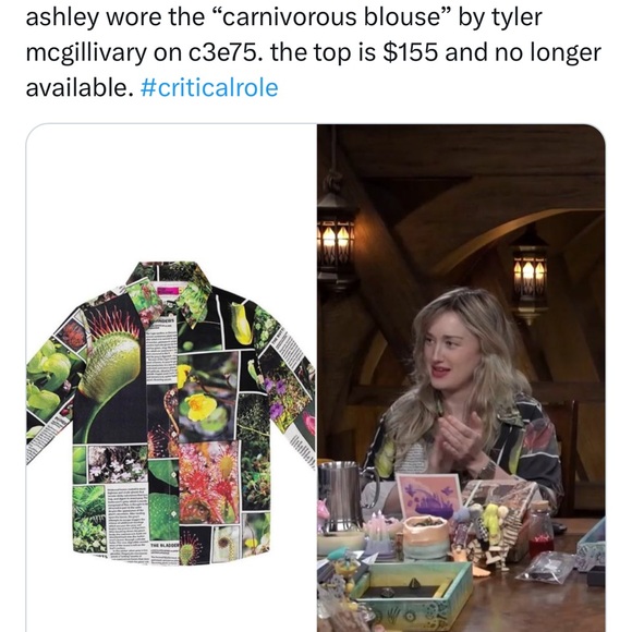 Tyler McGillivary Carnivorous Plant Print Pants Unisex Rare Sold Out - Picture 11 of 11